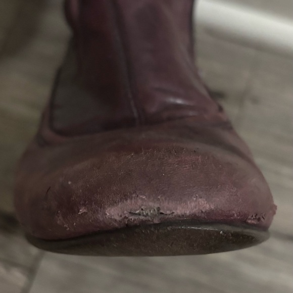 Everybody by B.Z. Moda leather bootie; wine color - Picture 4 of 5